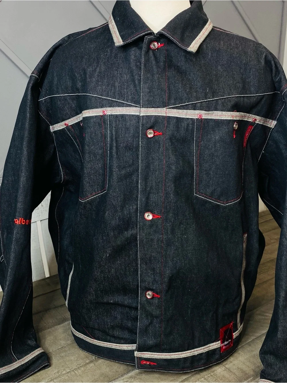 VTG Platinum FUBU Fat Albert Denim Jacket Gonna Be A Good Day Y2K Men’s XXXL
